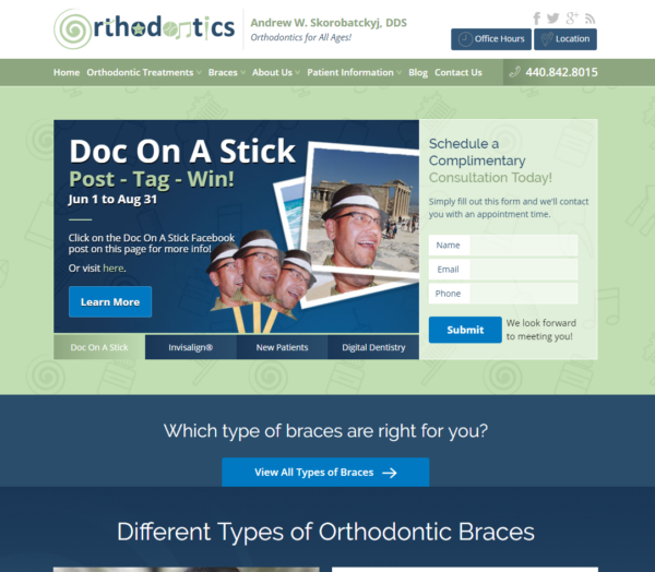Dr Andy boosts sales with FB