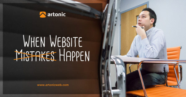 Where is your website support team when mistakes happen?