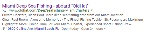 Google AdWords Example