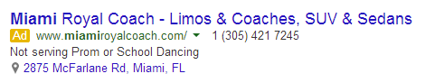 Google AdWords Example