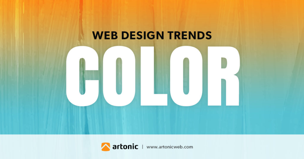 color is a web design trend