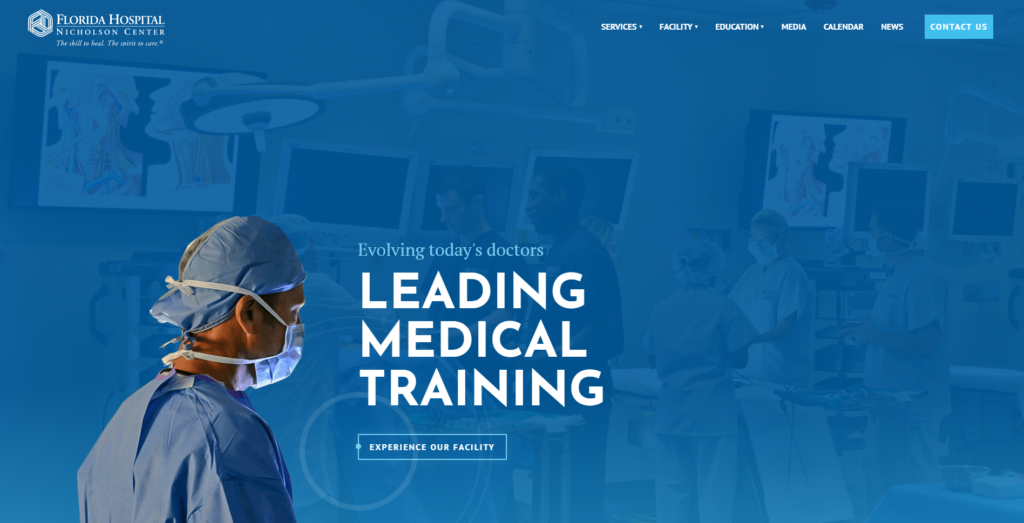 Florida Hospital Website Design