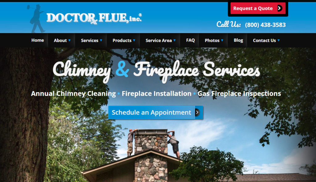 Doctor Flue Chimney Sweeps in Ann Arbor, Michigan