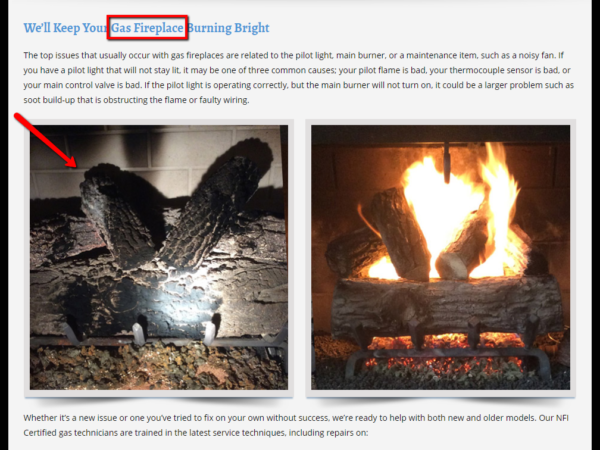 photo of website