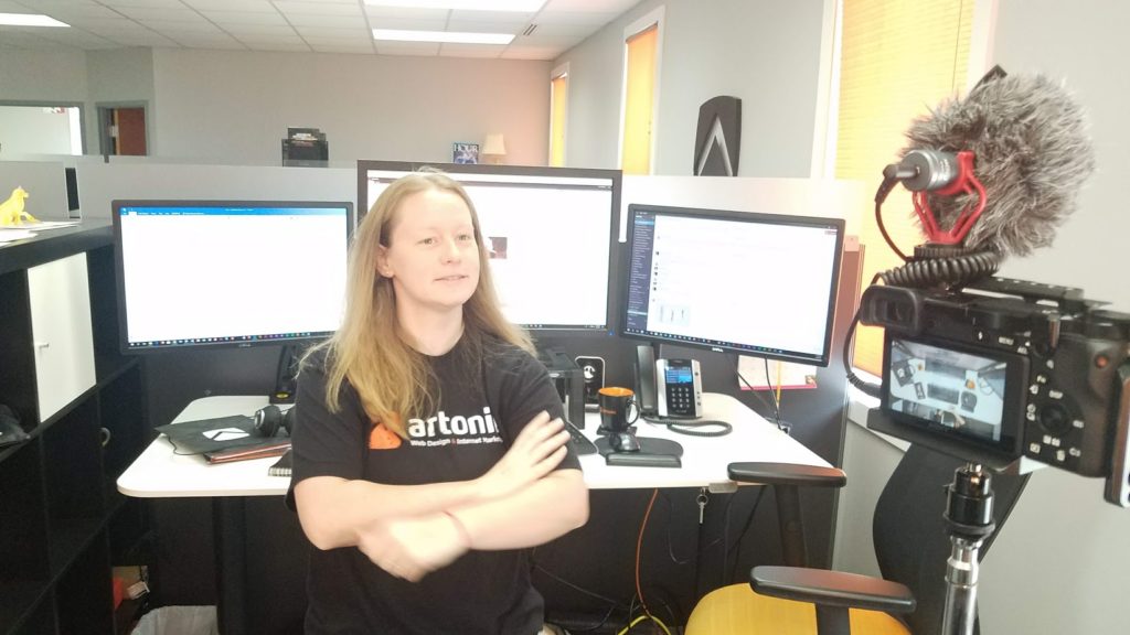 making a video banner for our website was fun.