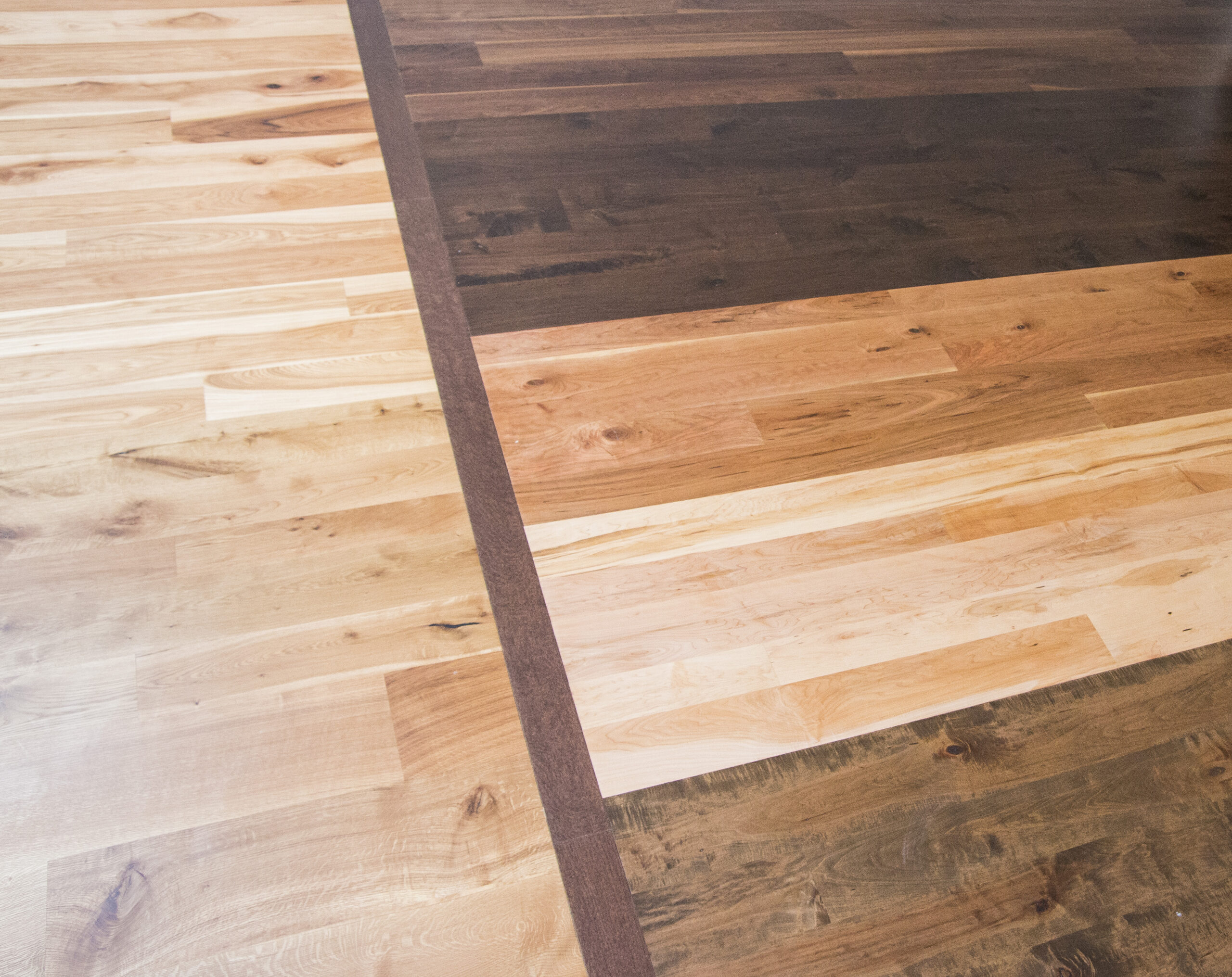 Flooring selection at Schafer Hardwood Flooring