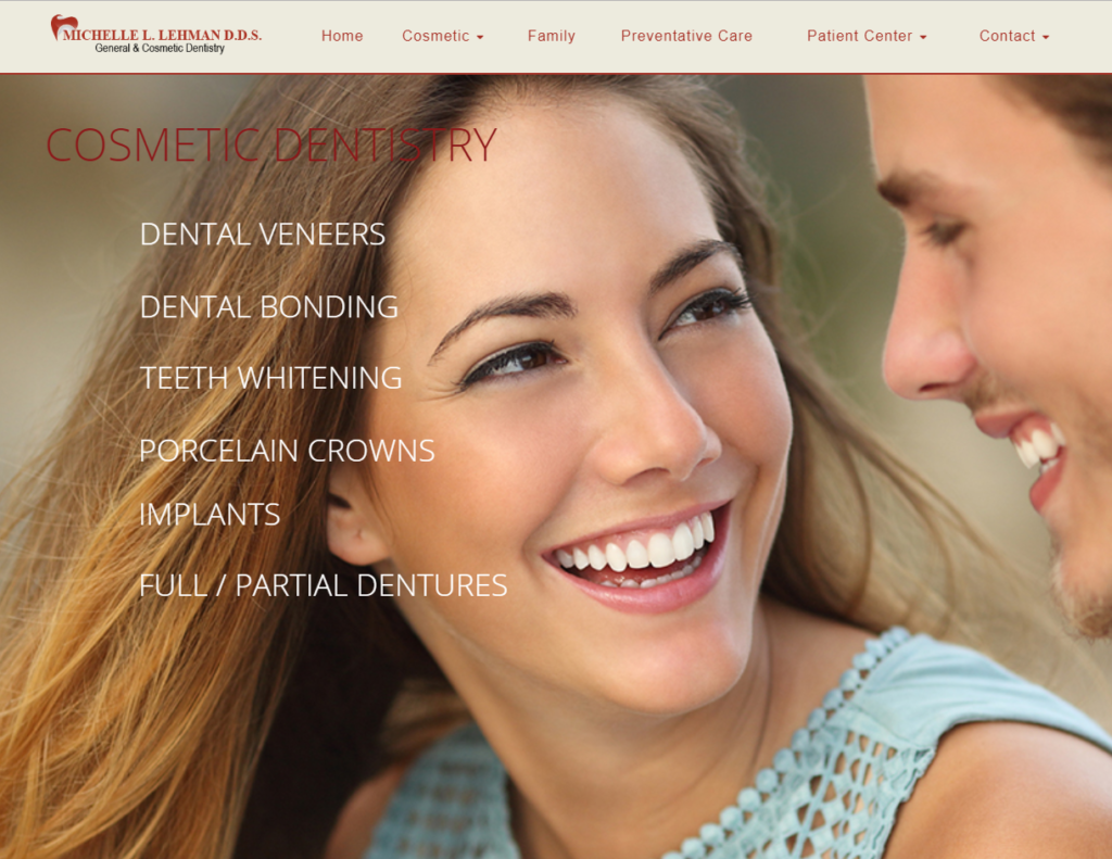 Dental website design
