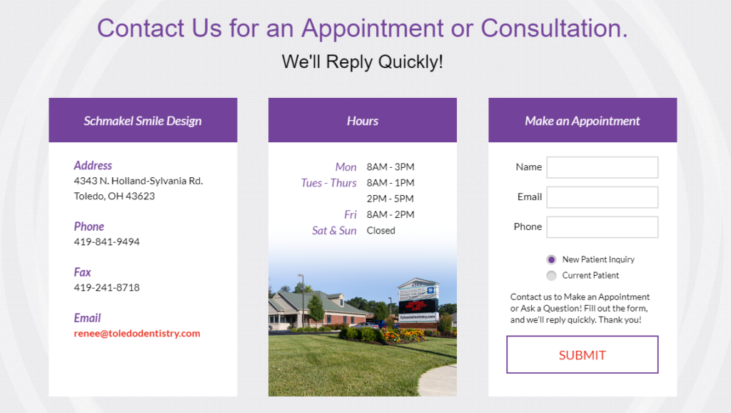 contact dr larry in toledo dentist