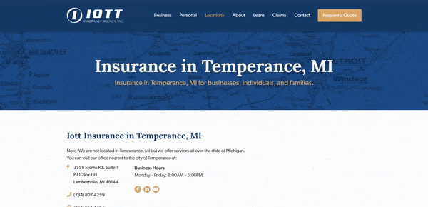 Insurance in Temperance, MI - Iott Insurance Agency