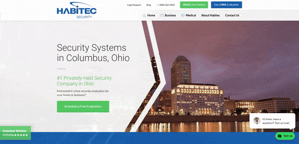 Security Systems in Columbus, Ohio - Habitec Security