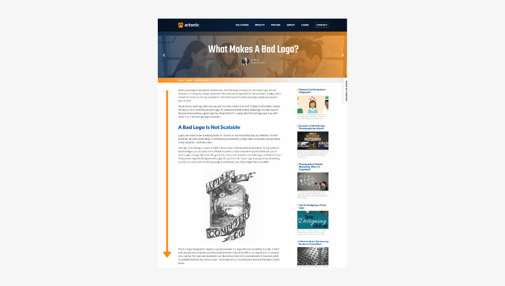 What Makes a Bad Logo? Blog Post by Artonic